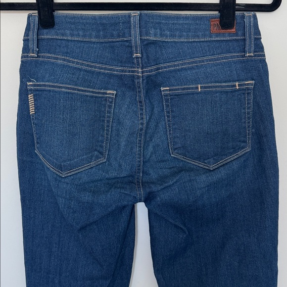 PAIGE Verdugo Crop Women's Dark Blue Ankle Jeans - Size 28 - Picture 6 of 7